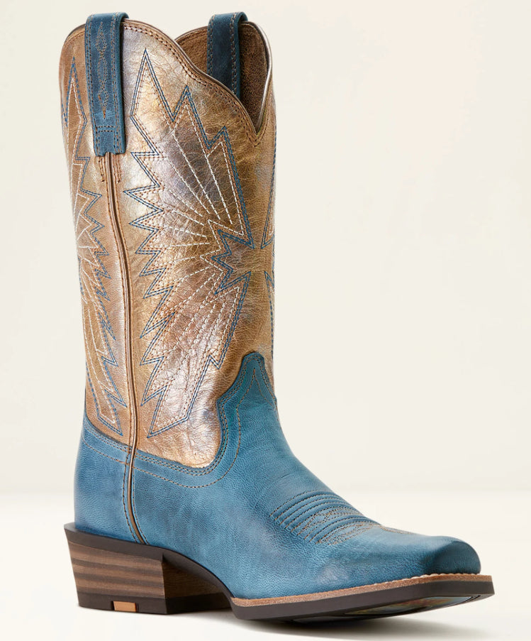 Ariat Decatur Ladies Western Boots - Indigo Dreams