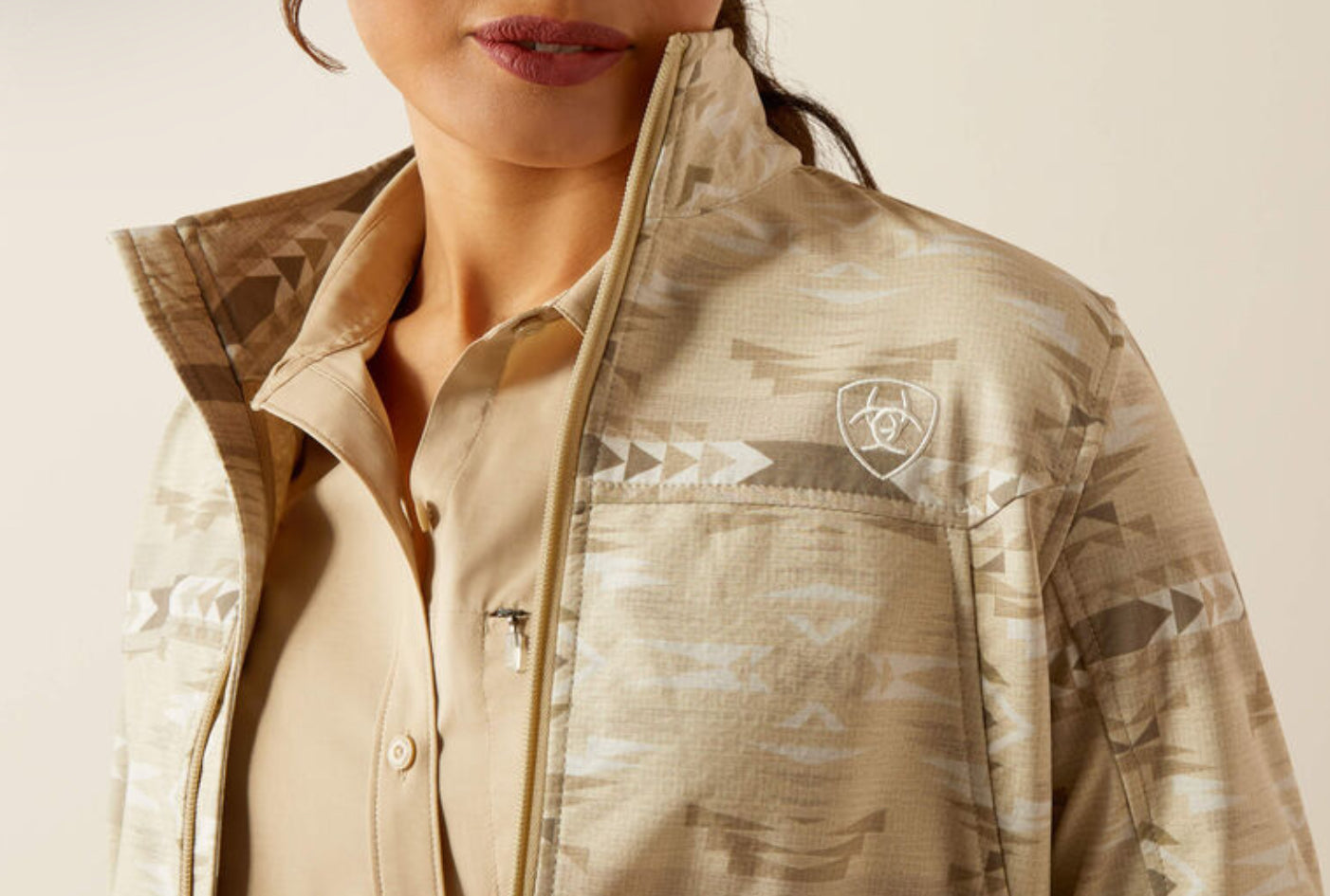 Women’s Ariat Aztec Sand Softshell Jacket