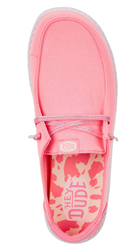 Women’s Hey Dude Wendy Stardust Plumeria Pink Shoe