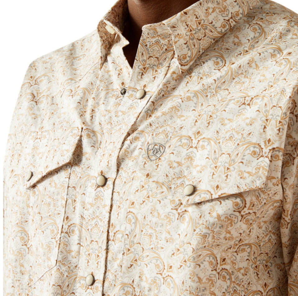ARIAT Men’s WELLINGTON SNAP KHAKI PRINT