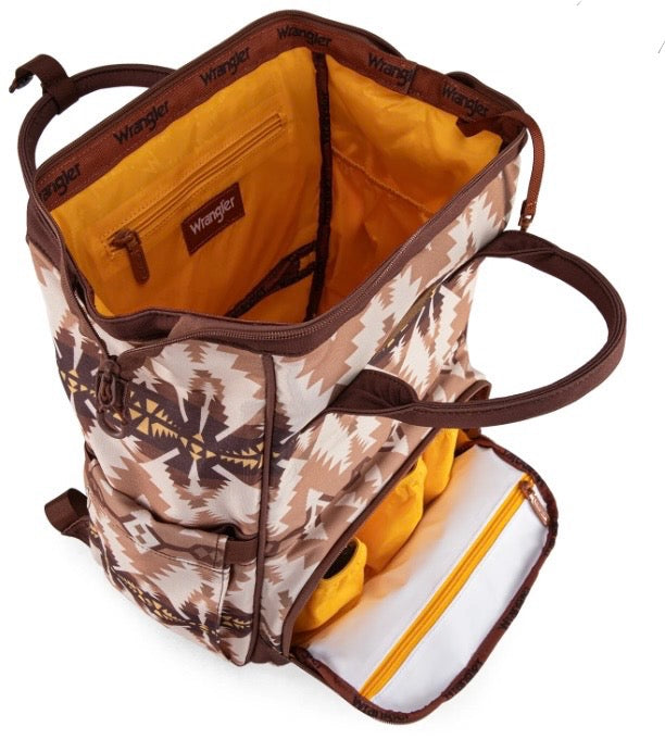 Wrangler Aztec Printed Callie Backpack