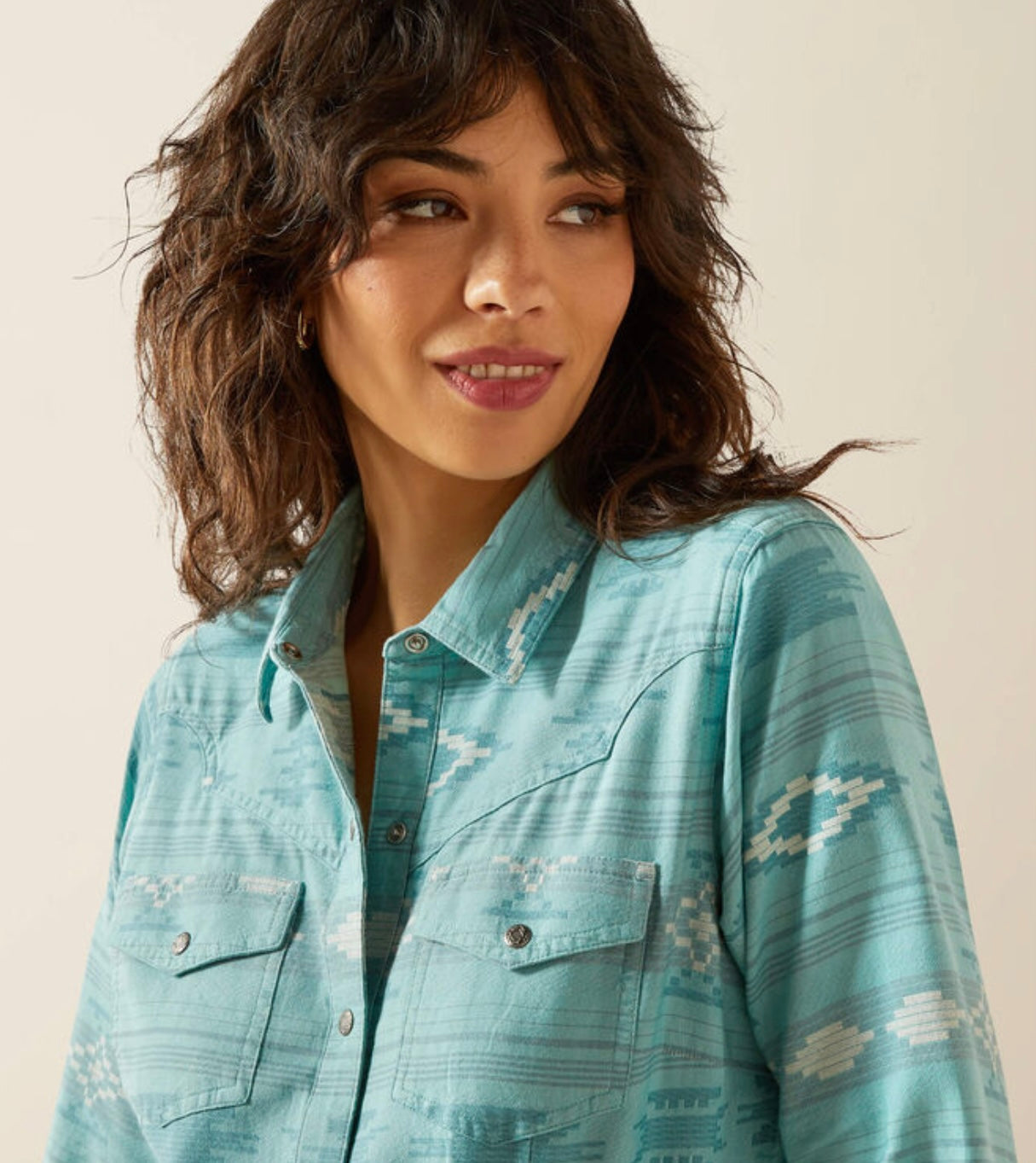 Women’s Ariat Turquoise Montana  Snap Shirt