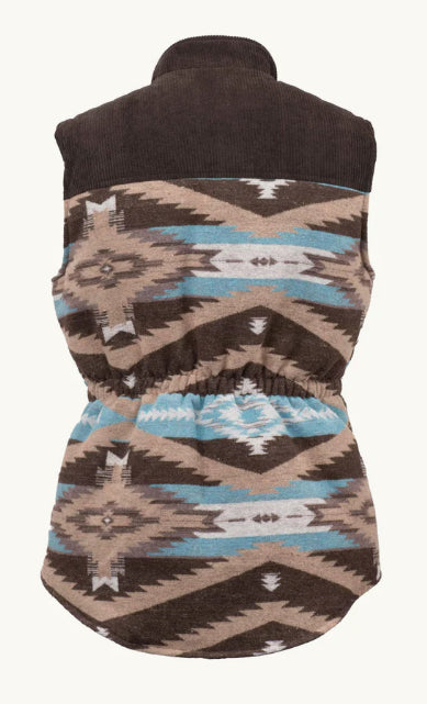 Women’s Outback Brown Aztec Maybelle Vest