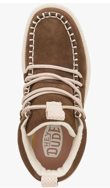 Hey Dude women's Reyes Suede Espresso