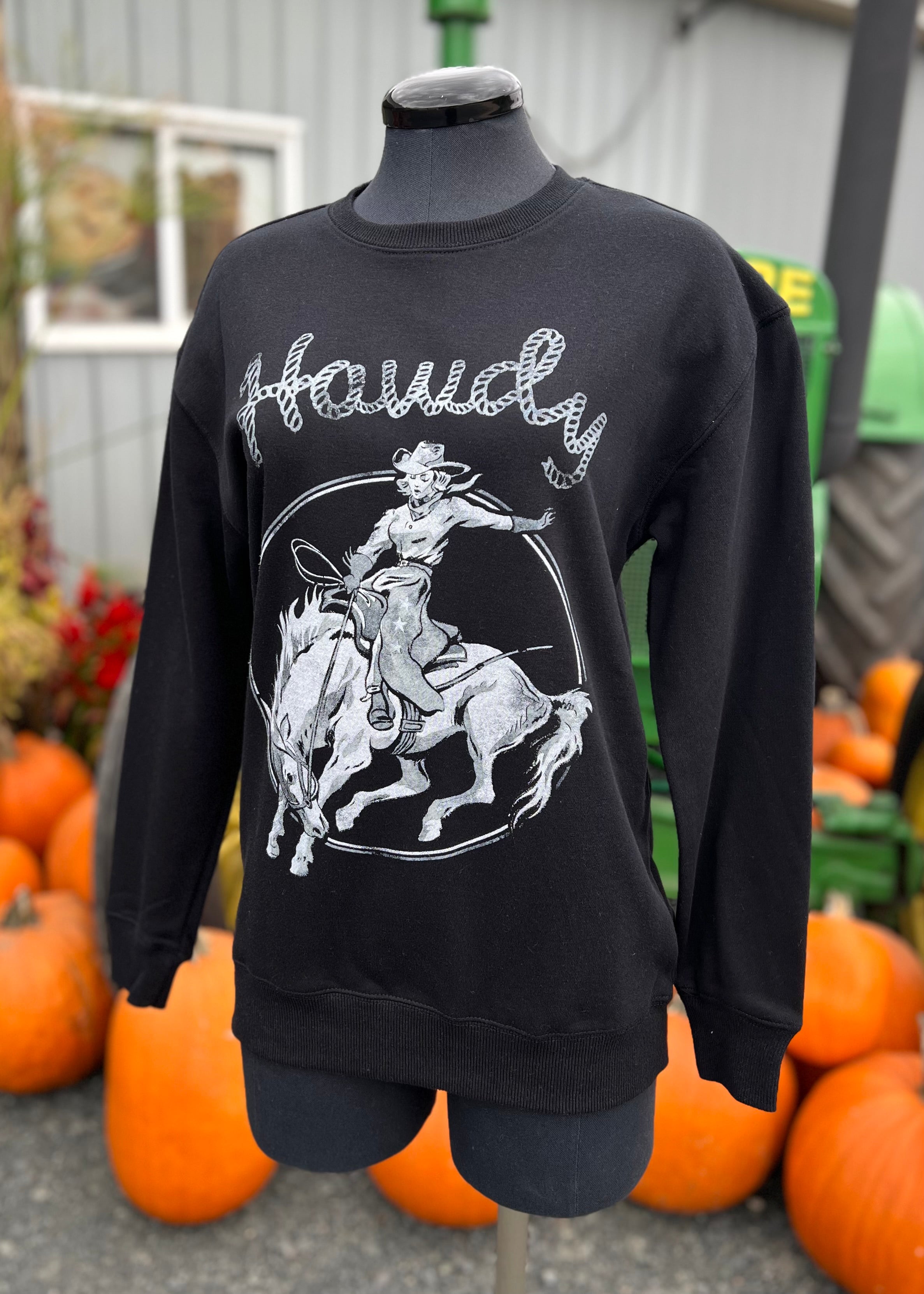 Howdy Cowgirl Graphic Sweatshirt