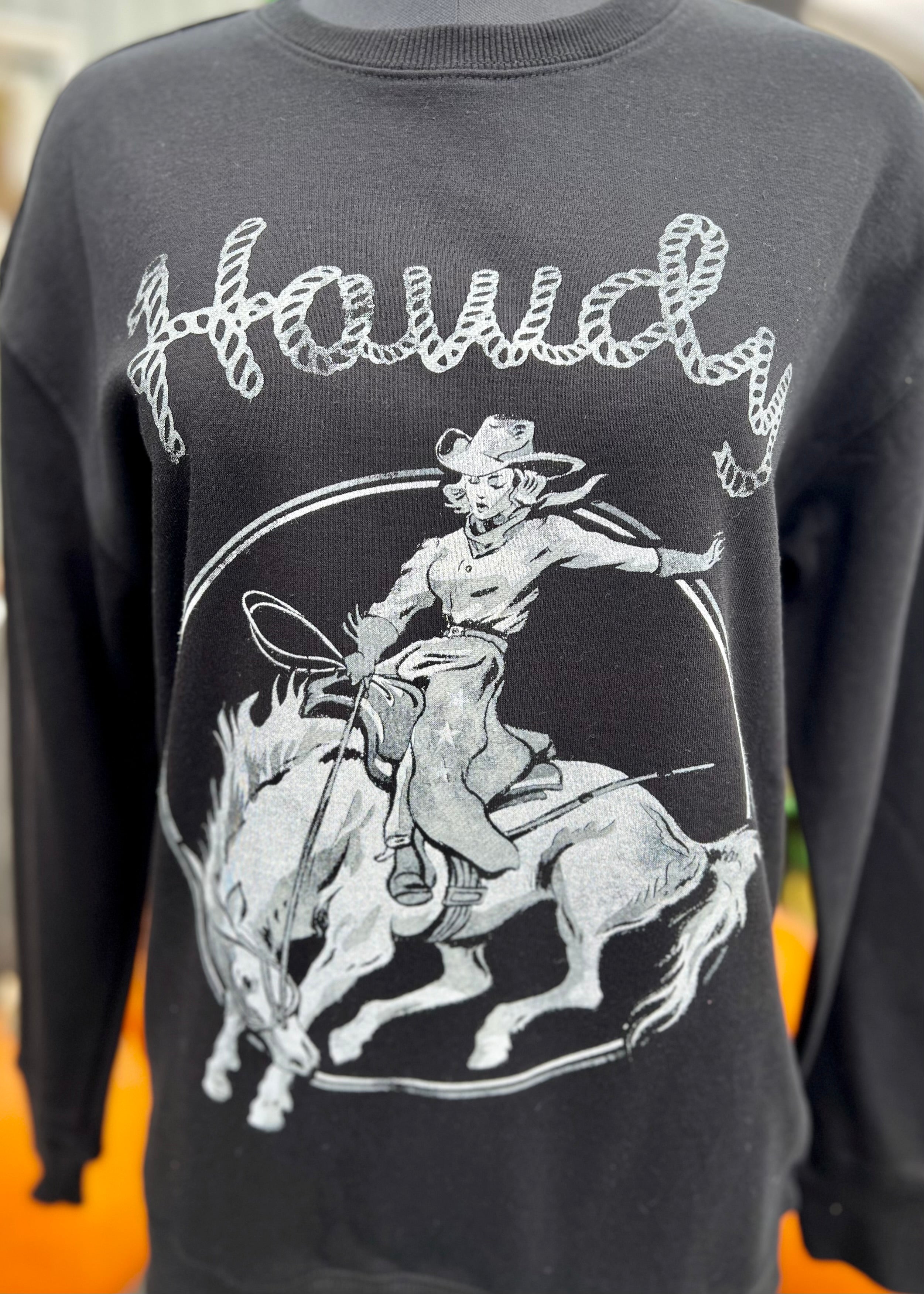 Howdy Cowgirl Graphic Sweatshirt