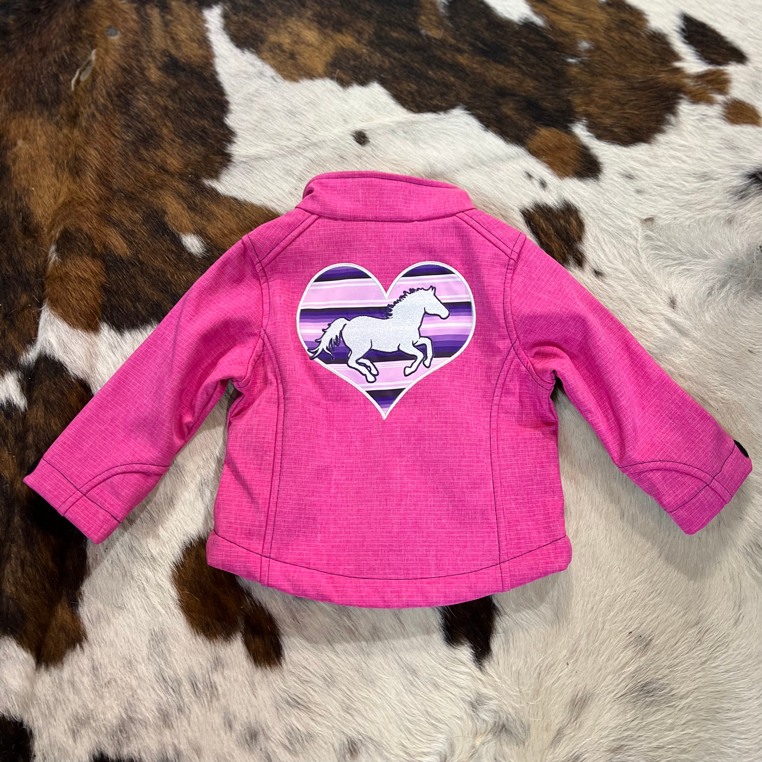 Cowgirl Hardware Serape Heart Horse Poly Shell Jacket Infant/Toddler