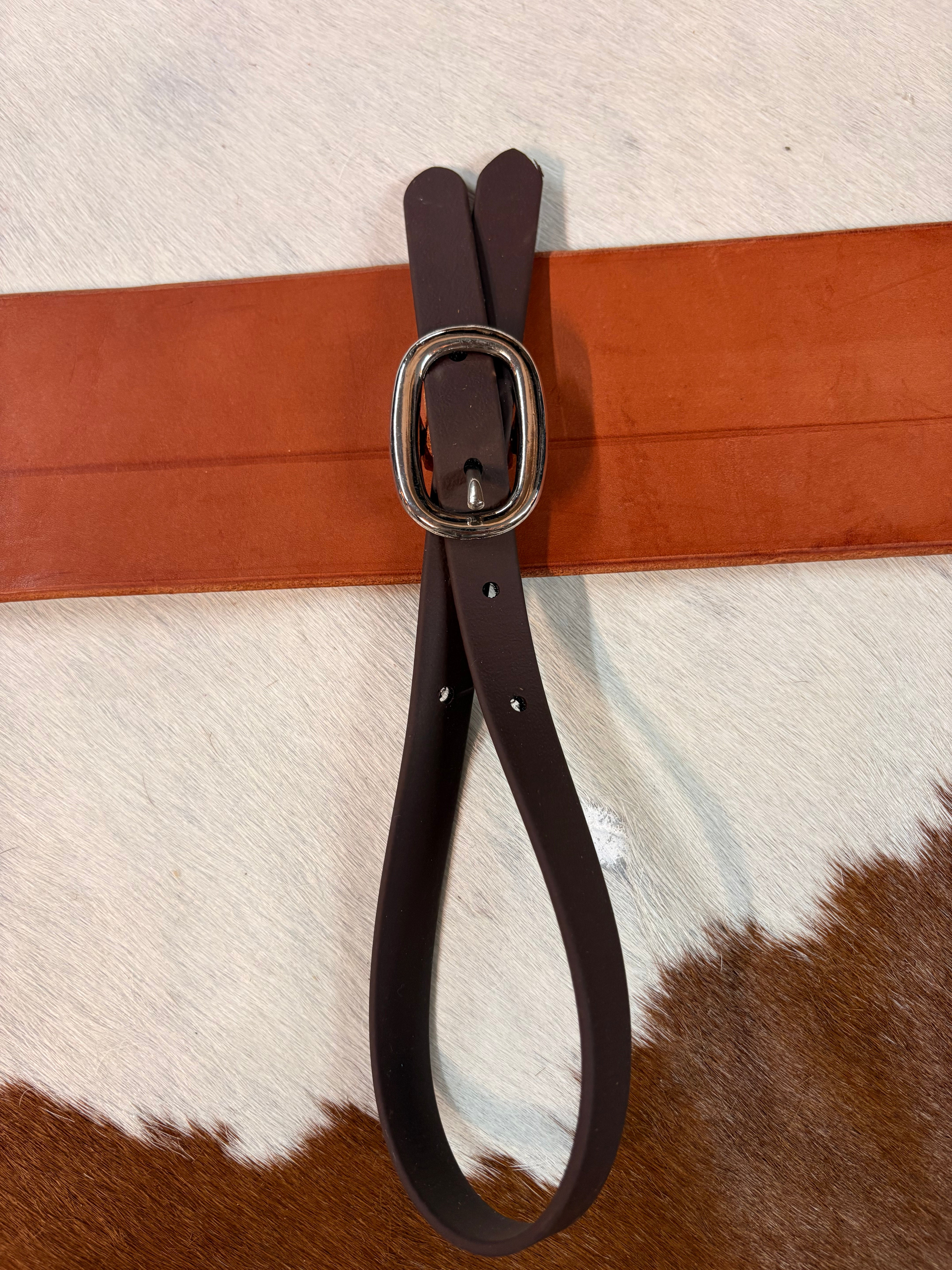 3" Pony Flank Cinch w/Billets