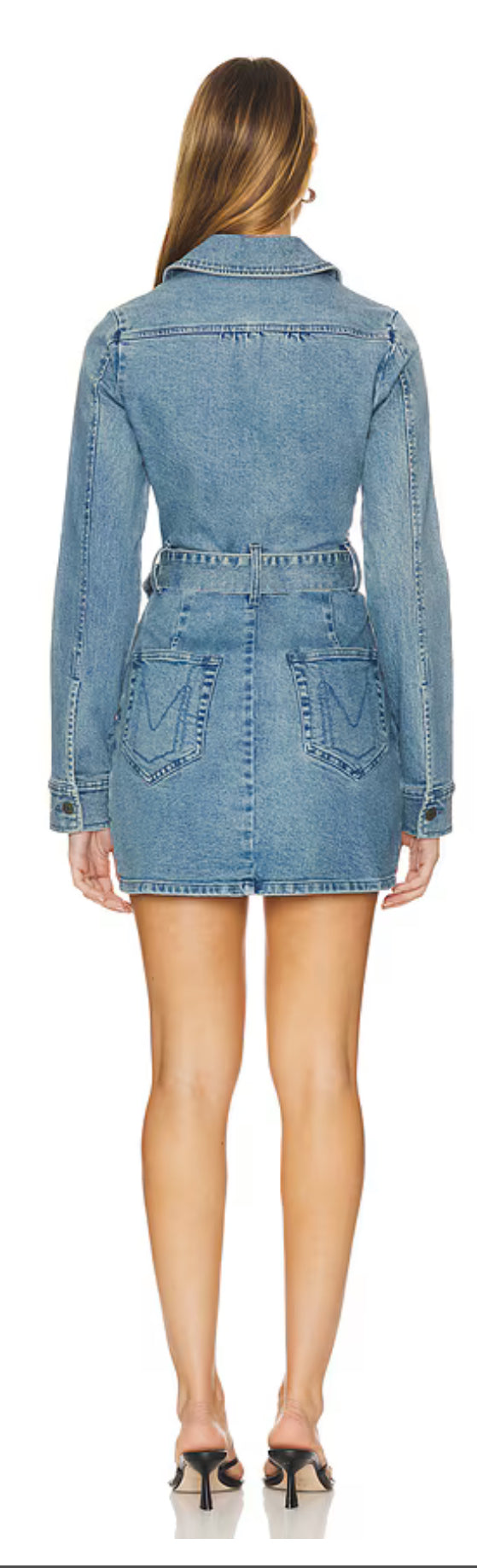 Show Me Your Mumu Outlaw Long sleeve Denim Dress