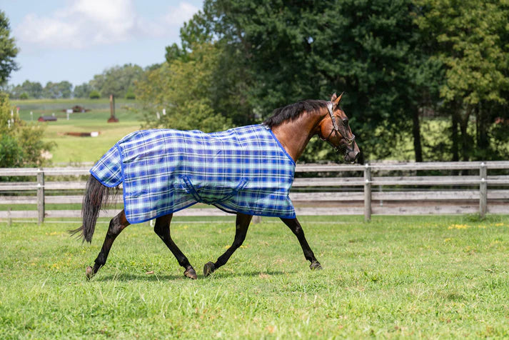 Tuff Rider Textilene Fly Sheet- Sky Blue