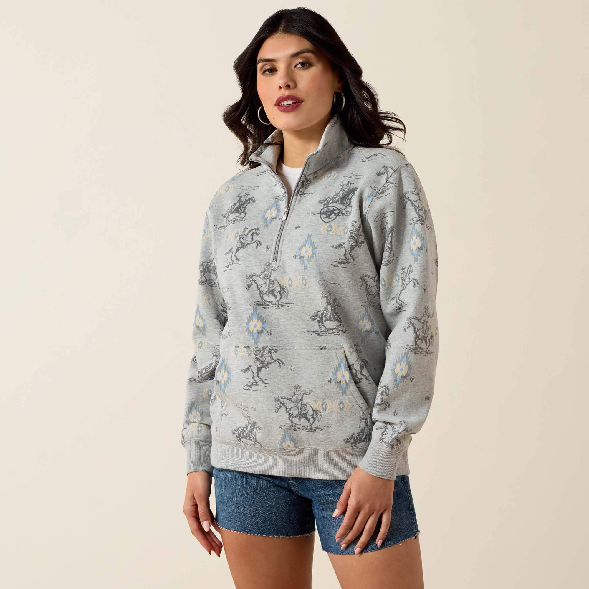 Women’s Ariat Sapphire 1/2 Zip Sweatshirt
