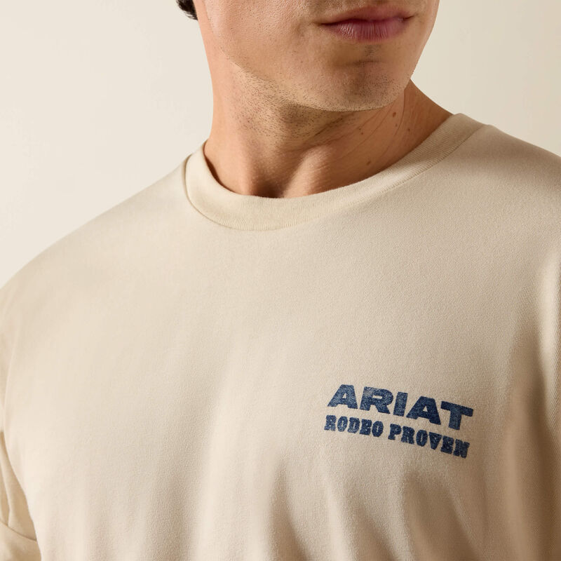 M Ariat Proven Stamp T-shirt- Natural