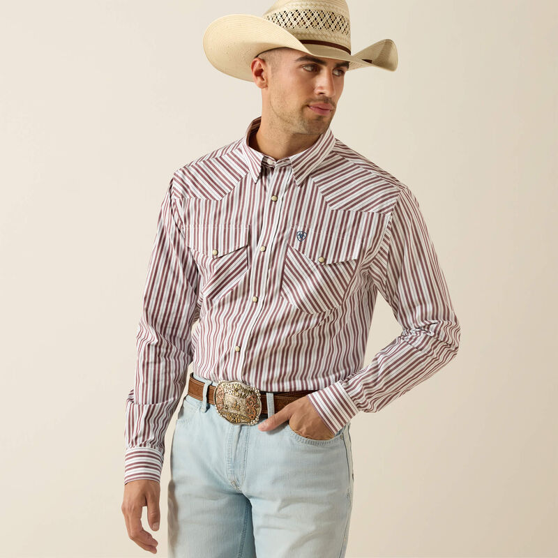 Men’s Ariat Pro Series Trae Fitted Snap Shirt