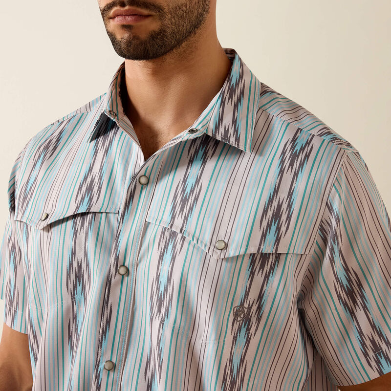 MNS Ariat Printed VentTEK Western Yoke Classic Fit Snap Shirt