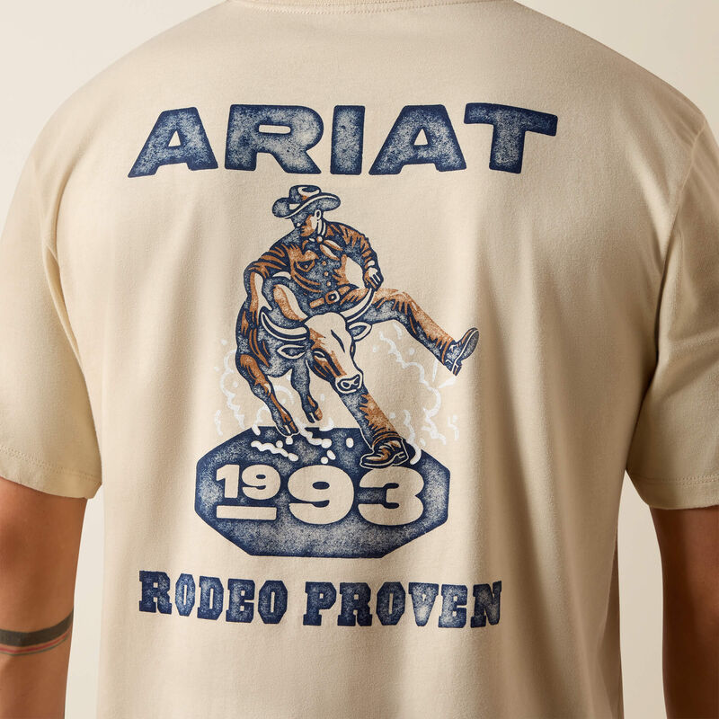 M Ariat Proven Stamp T-shirt- Natural