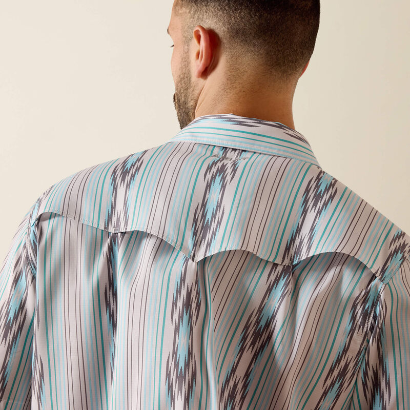 MNS Ariat Printed VentTEK Western Yoke Classic Fit Snap Shirt