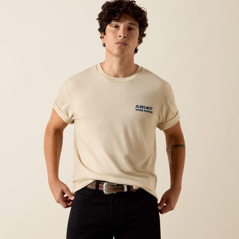 M Ariat Proven Stamp T-shirt- Natural