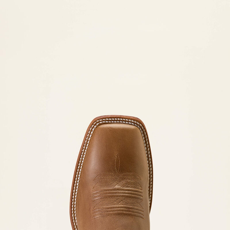 Men's Ariat County Roads Cowboy Boot-Wheat Tan/Santa Fe Brown