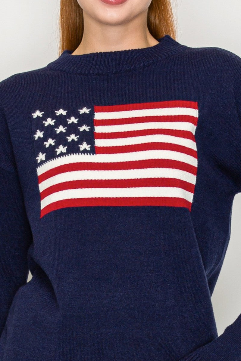 W American Flag Sweater