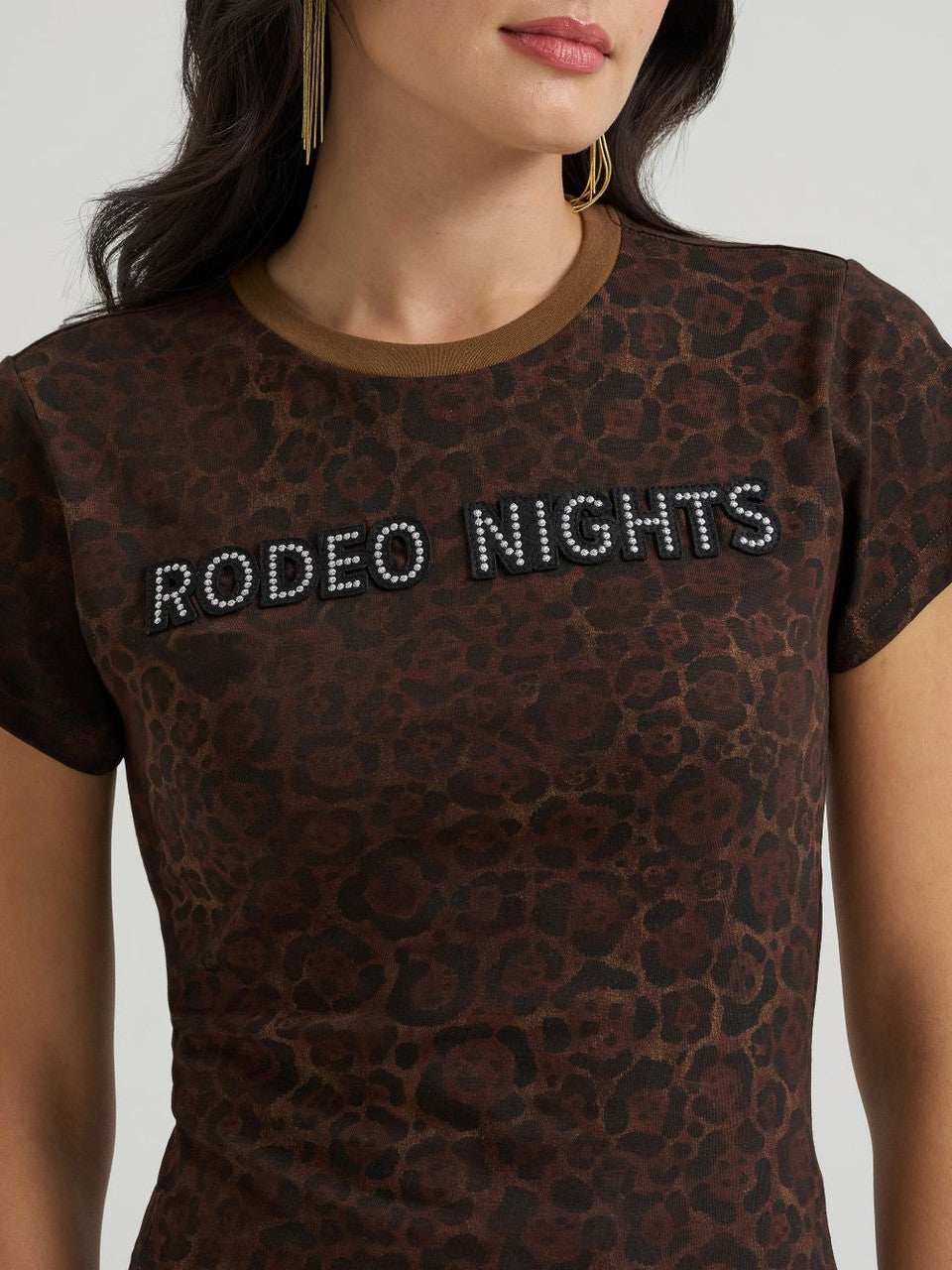 Wrangler Lainey Wilson Leopard "Rodeo Nights" Tee