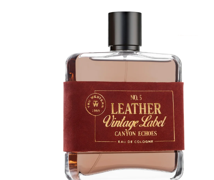 No. 5 Leather Vintage Label Canyon Echoes