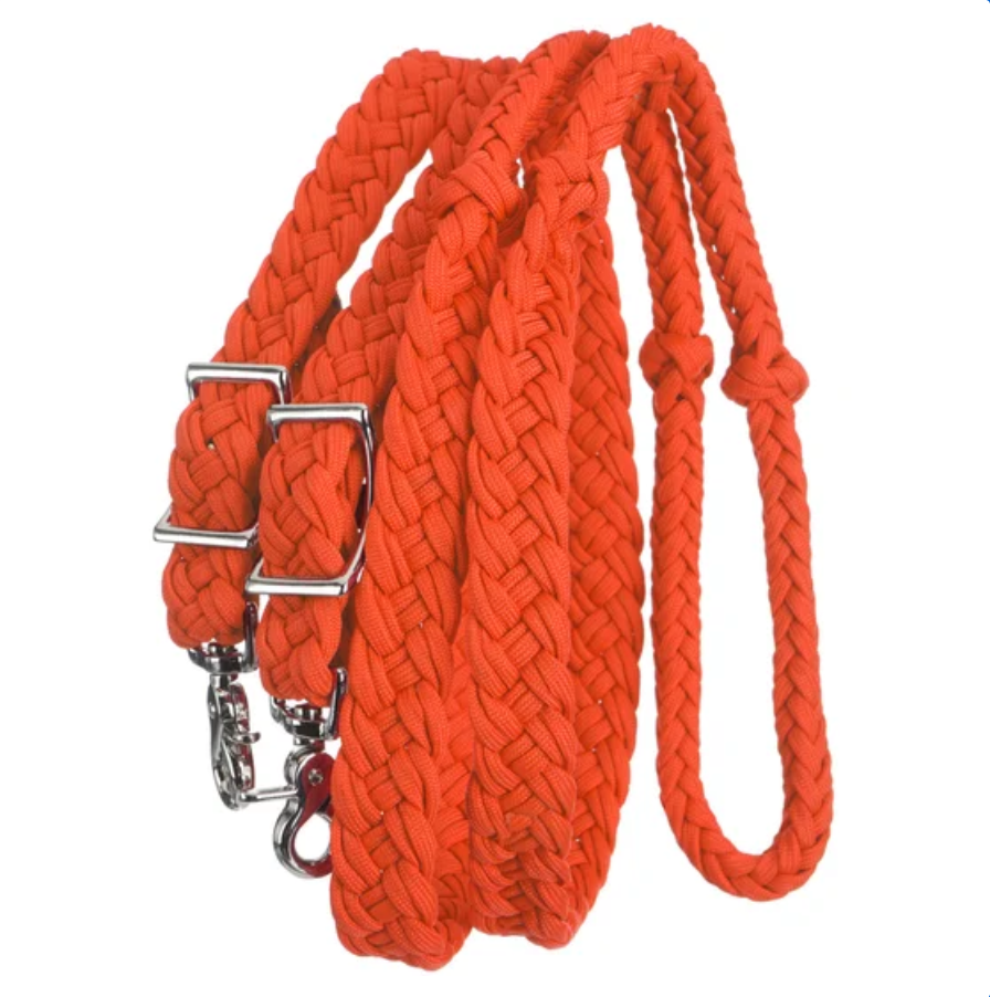 Multi Colored Braid Roping Rein