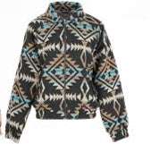 W Santa Fe Bomber Zip Jacket
