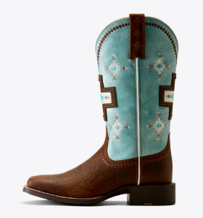 W Ariat Roundup Cantina- SW Emb Boot