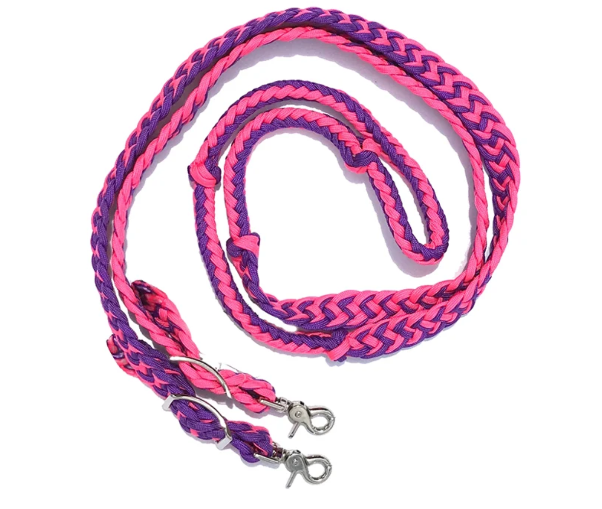 Multi Colored Braid Roping Rein