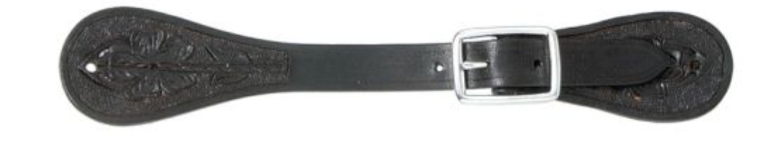 Tooled Spur Strap