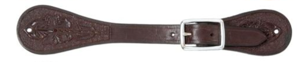 Tooled Spur Strap