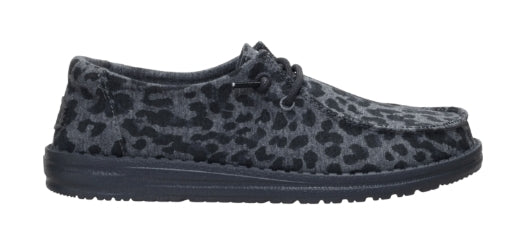 Wendy Stretch Jersey Leopard-Charcoal/Multi