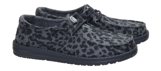 Wendy Stretch Jersey Leopard-Charcoal/Multi