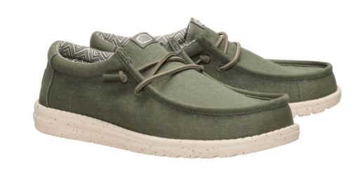 Wally Stretch Canvas-Tea Leaf/Parchment