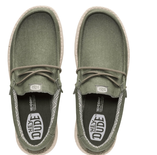 Wally Stretch Canvas-Tea Leaf/Parchment