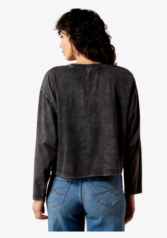 W Ariat Steer Story Long Sleeve T-Shirt