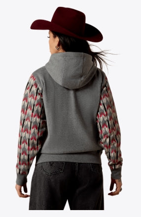 W Ariat Logo 2.0 Printed Hoodie-MESA IKAT