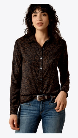 W Ariat Homestyle Shirt- Boot Scootin