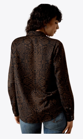 W Ariat Homestyle Shirt- Boot Scootin