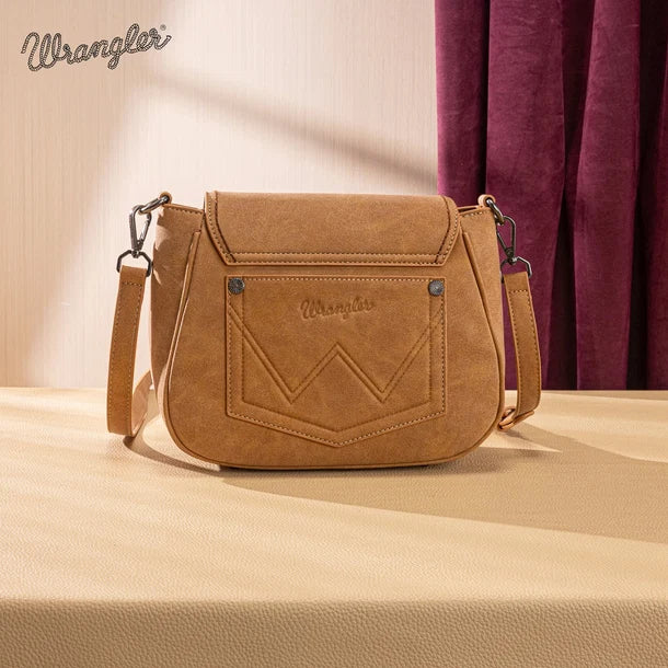 Wrangler Aztec Saddle Crossbody Bag