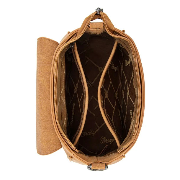 Wrangler Aztec Saddle Crossbody Bag