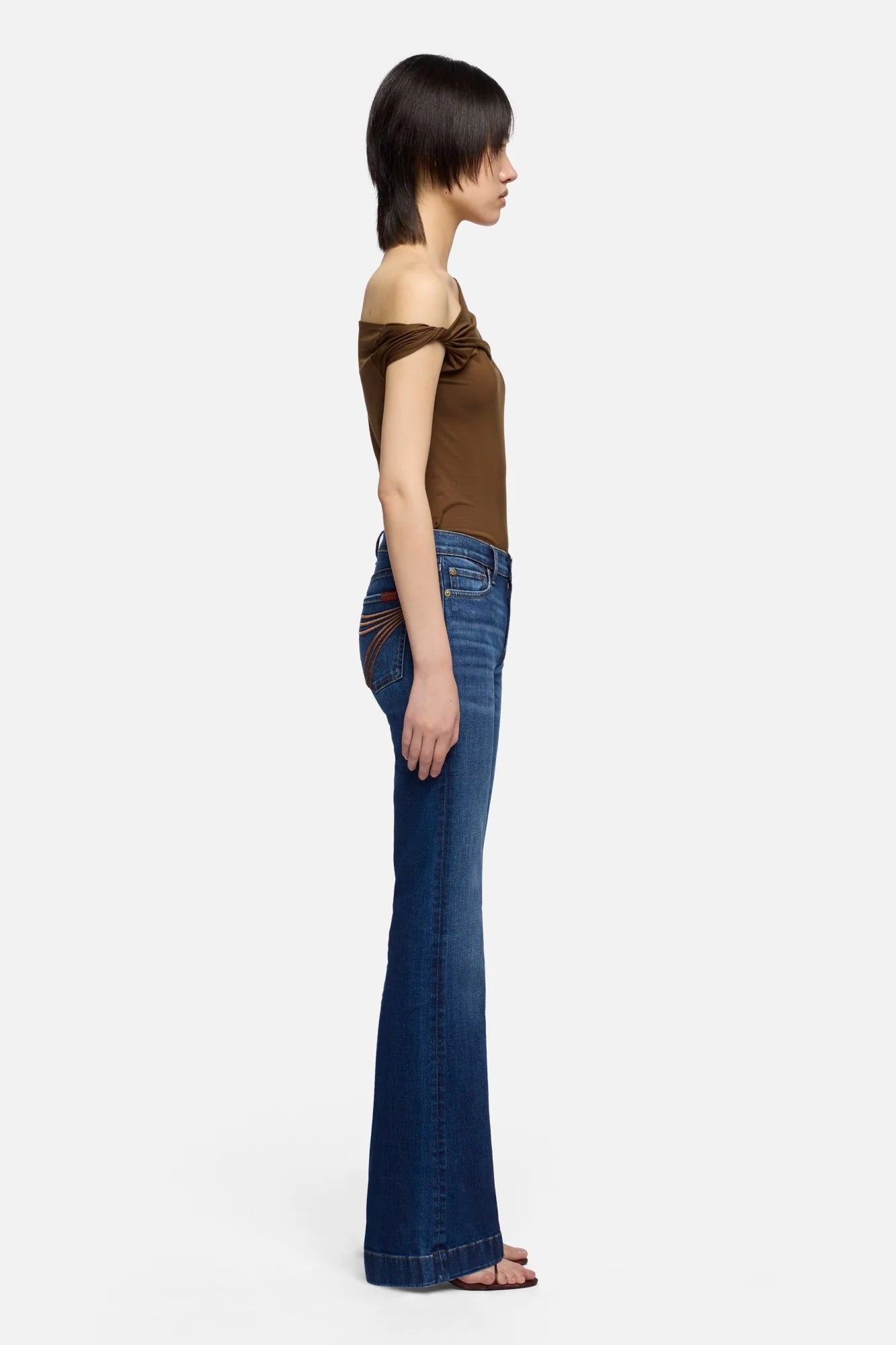 7 For all Mankind DOJO Tailorless in Loom