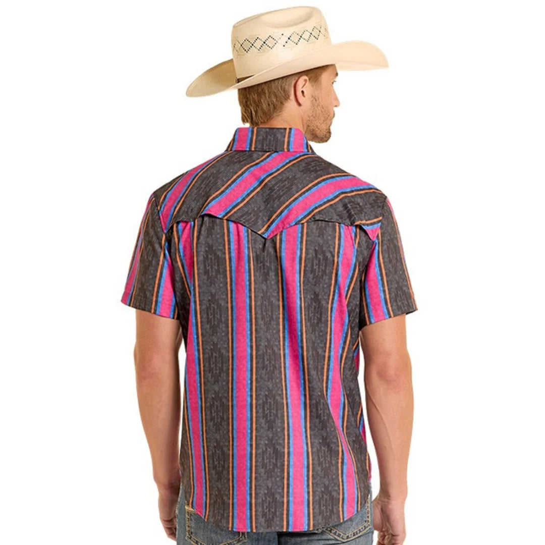M RnR TEK Ripstop Stripe SS Shirt