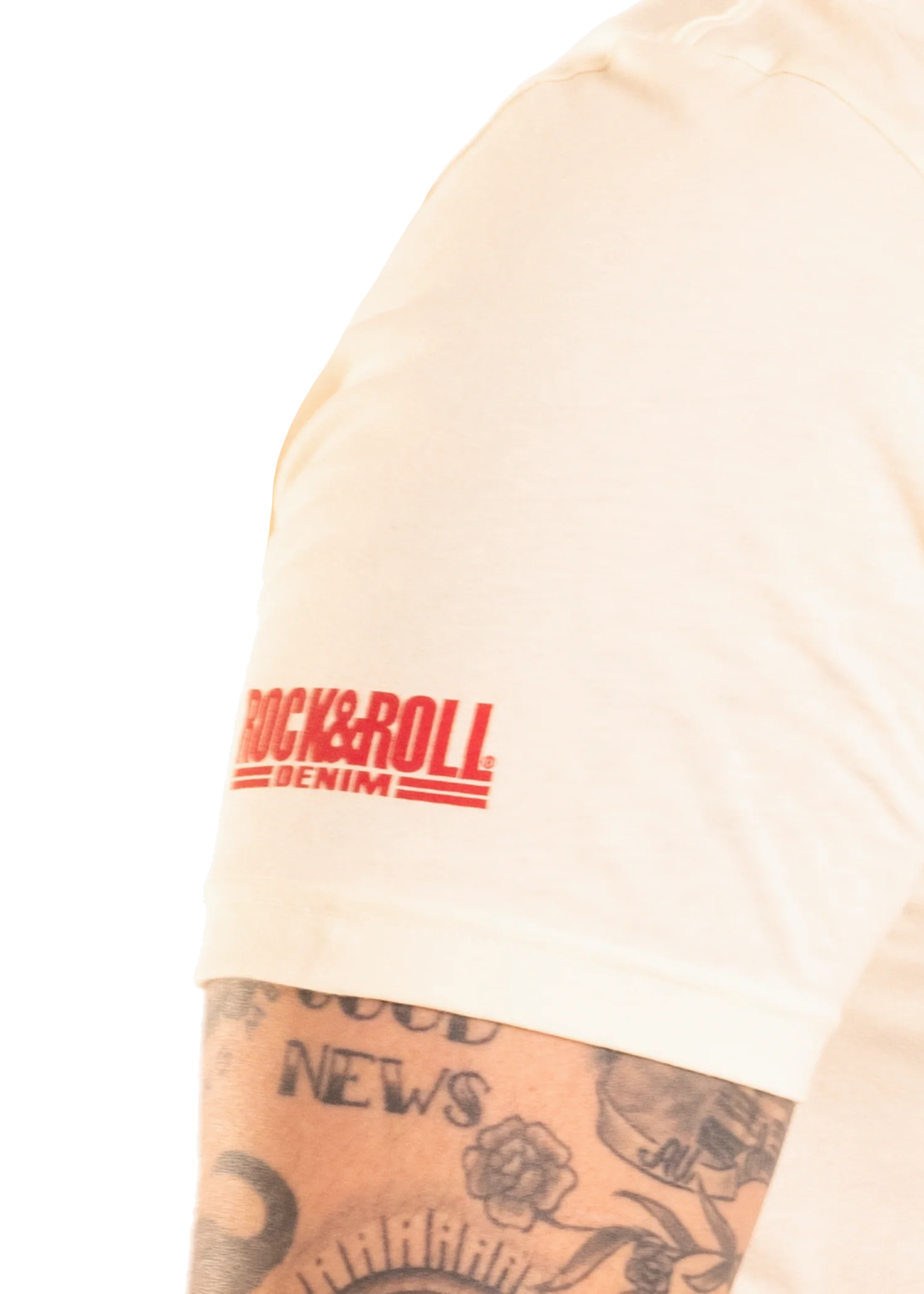 Men’s Rock & Roll Natural Koe Wetzel Tee