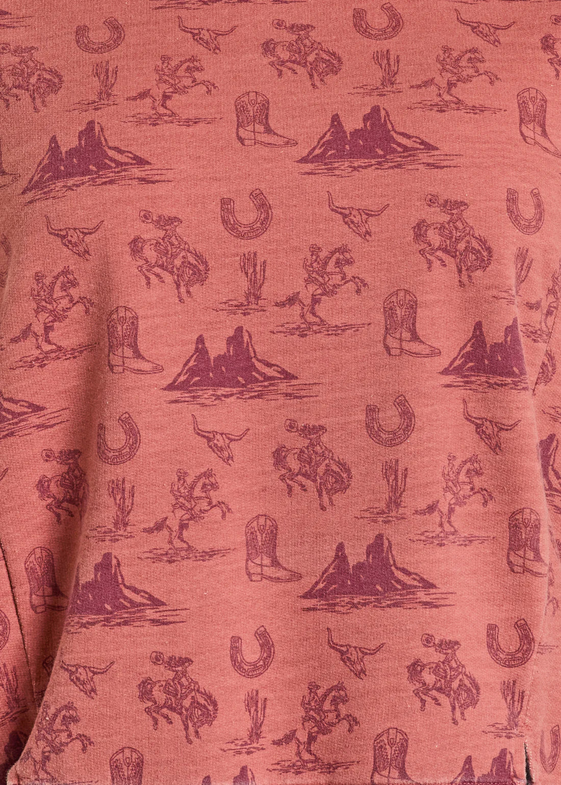 Women's Rust Conversational Pullover