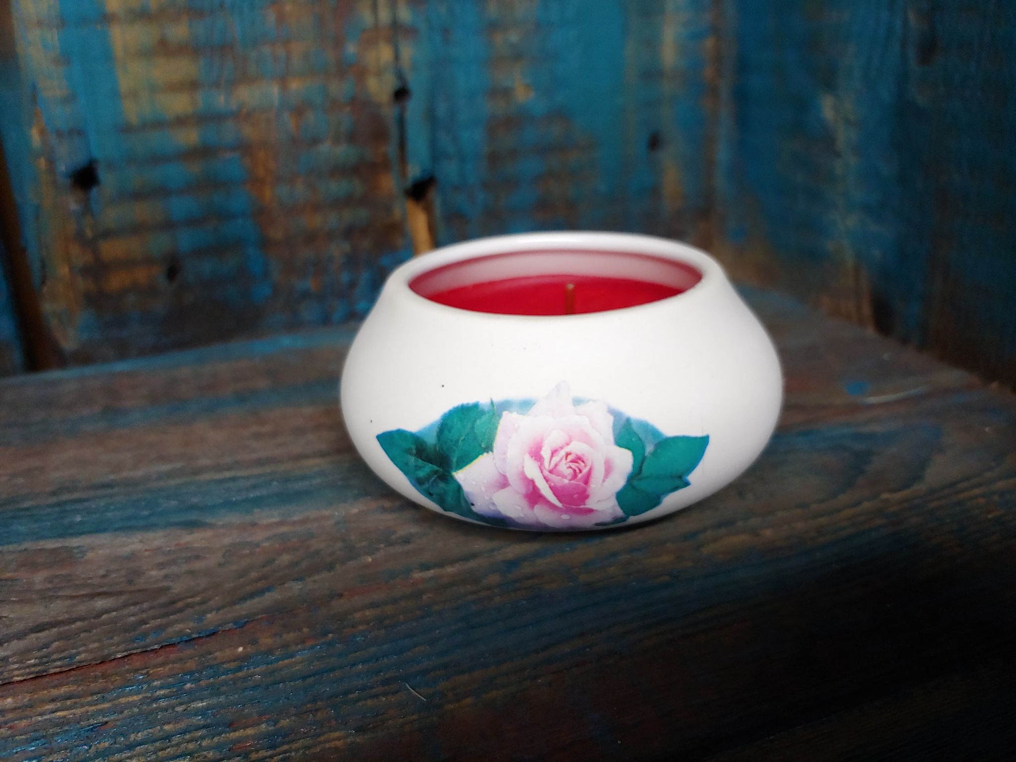 Ceramic Painted Candle