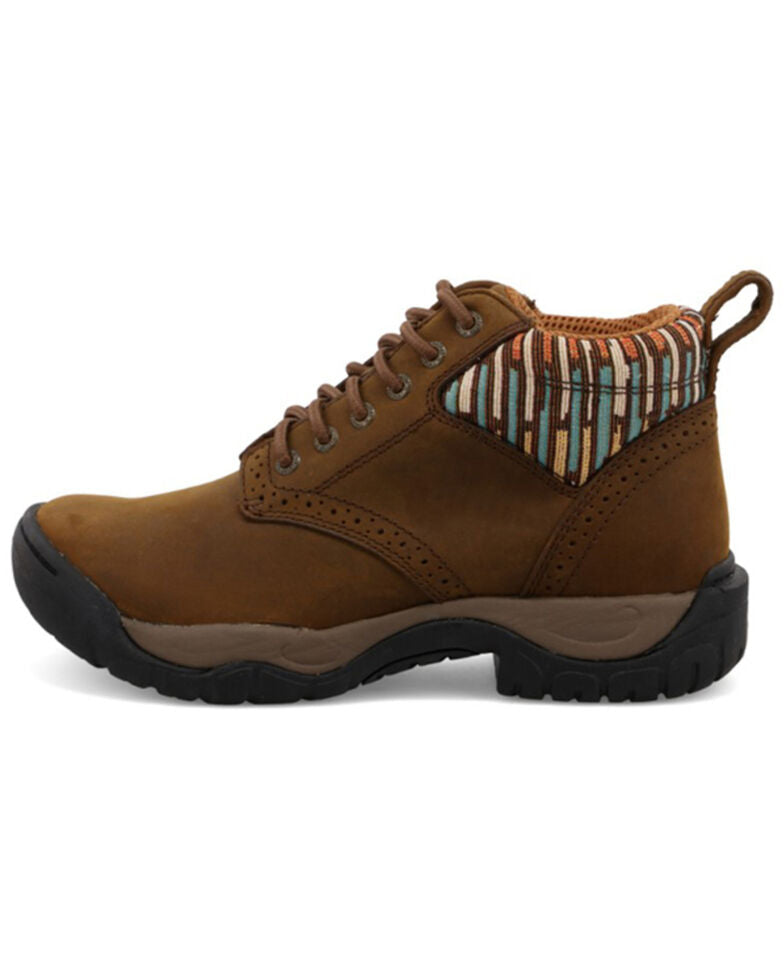 Twisted X Women's All Around Lace Up Multi Brown Hiking Boot