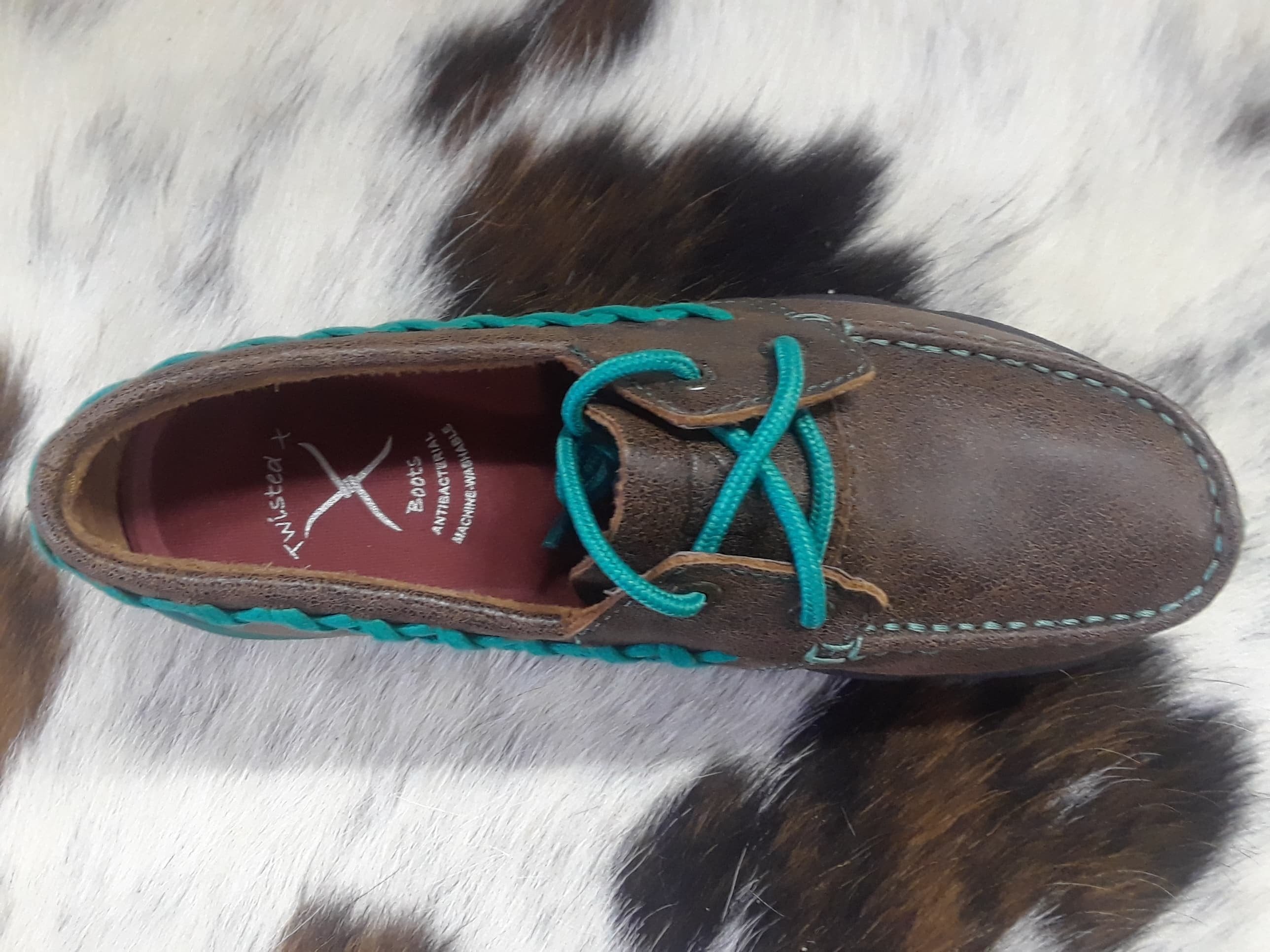 RM Tack Exclusive Turquoise Driving Moc - RM Tack & Apparel