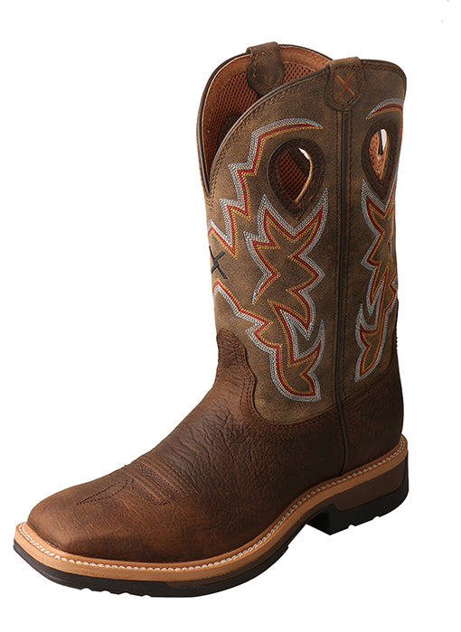 Twisted X Men's Taupe/Bomber Lite Cowboy Workboot - RM Tack & Apparel