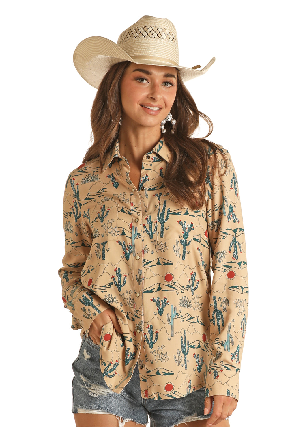 Panhandle Women's Cactus Snap Shirt